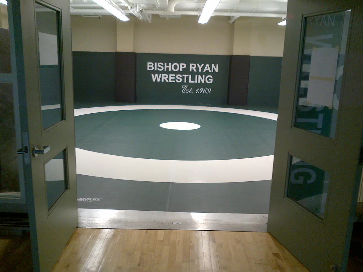 The Bishop Ryan wrestling room